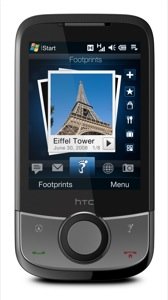 La nueva versión del HTC Touch Cruise incorpora la aplicación HTC Footprints que permite capturar momentos inolvidables